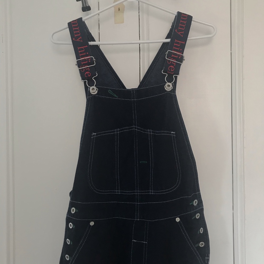 Tommy Hilfiger women’s denim overalls.